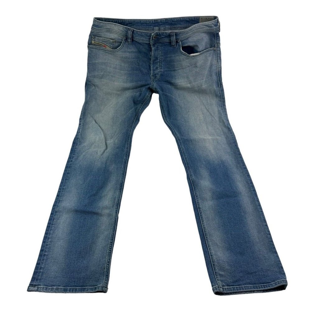 Diesel Blue Safado Wash # 0RZ26_Stretch 5 Pocket Jeans Mens Size 36X32